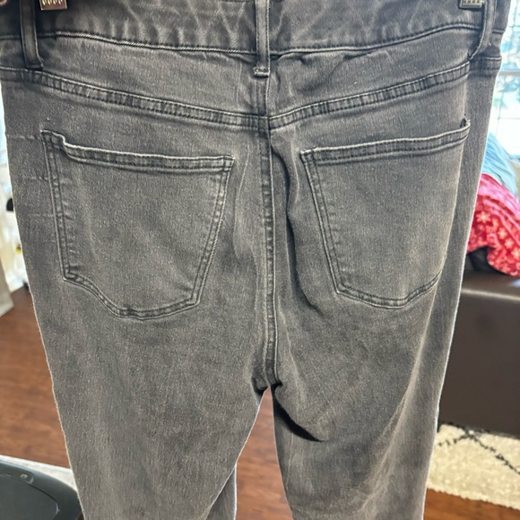 Talbots Simply Flattering 5 Pocket Black Washed Barely Boot Jeans Size 6 - Picture 6 of 7